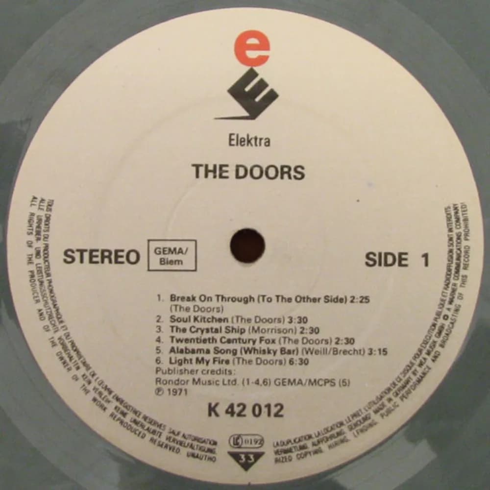 The Doors - The Doors (LP nuevo) - Miniatura 1 en LEMM DJ Store