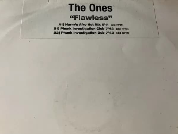 The Ones - Flawless (Vinilo usado VG+) - Miniatura 1 en LEMM DJ Store