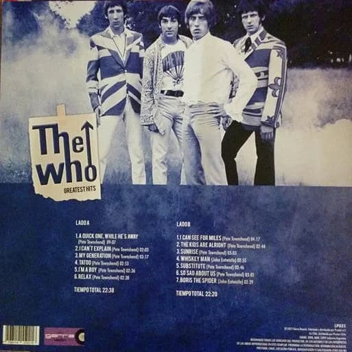 The Who - Greatest Hits (Vinilo LP nuevo) - Miniatura 2 en LEMM DJ Store