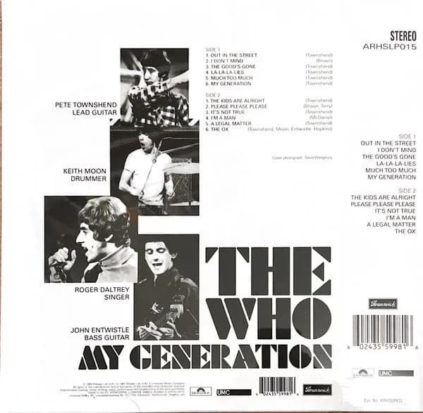The Who - My Generation (Vinilo LP nuevo) - Miniatura 2 en LEMM DJ Store