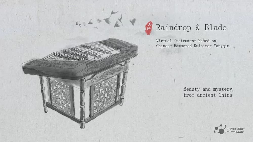 ThreeBodyTech Raindrop & Blade – Yangqin Chino Virtual (Dulcémele de Martillos) (Descarga Digital) - Miniatura 1 en LEMM DJ Store