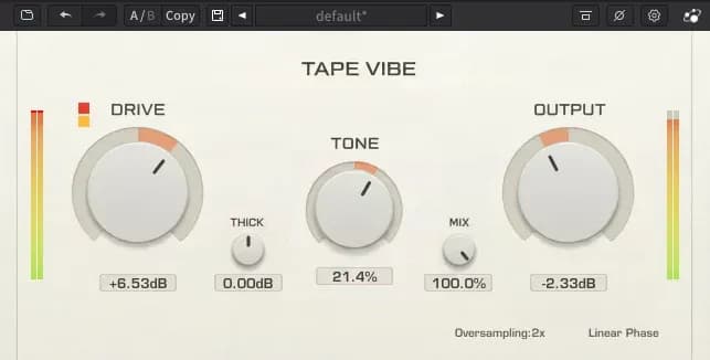 ThreeBodyTech Tape Vibe – Saturación de Cinta Vintage (Descarga Digital) - Miniatura 1 en LEMM DJ Store