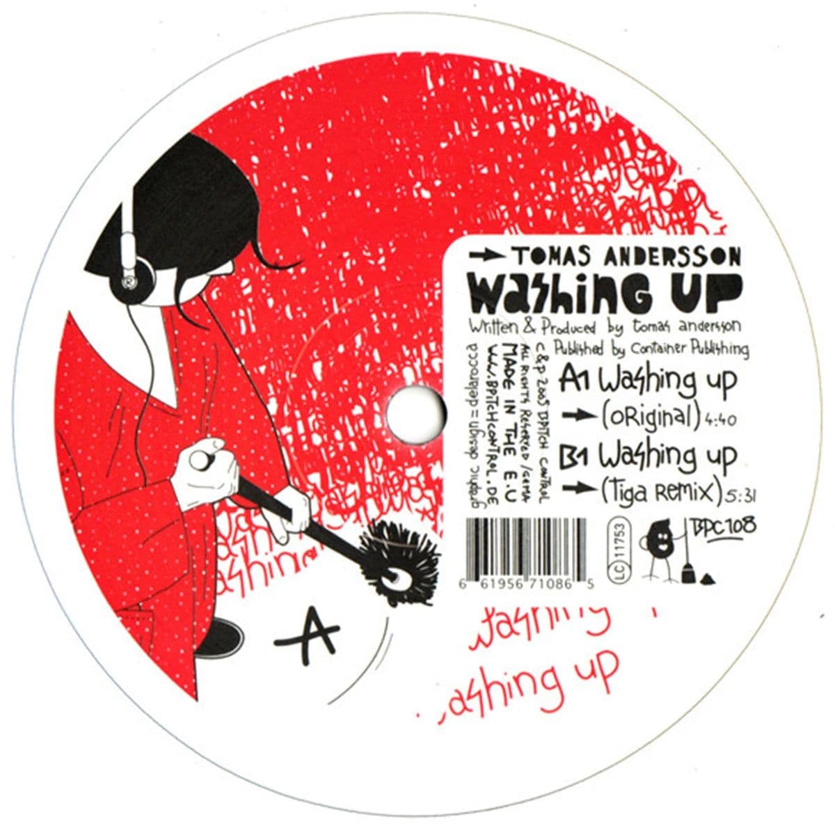Tomas Andersson – Washing Up (Vinilo usado) (VG+) Box 1B - Miniatura 1 en LEMM DJ Store