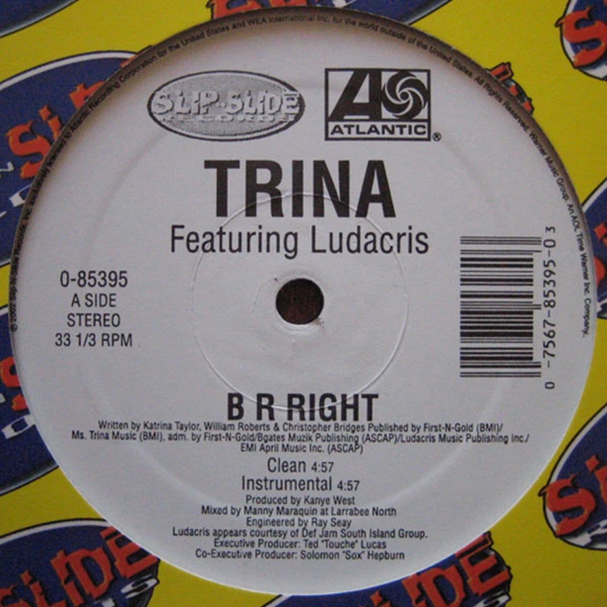 Trina Featuring Ludacris – B R Right (Vinilo usado) (VG+) Box 6 - Miniatura 1 en LEMM DJ Store