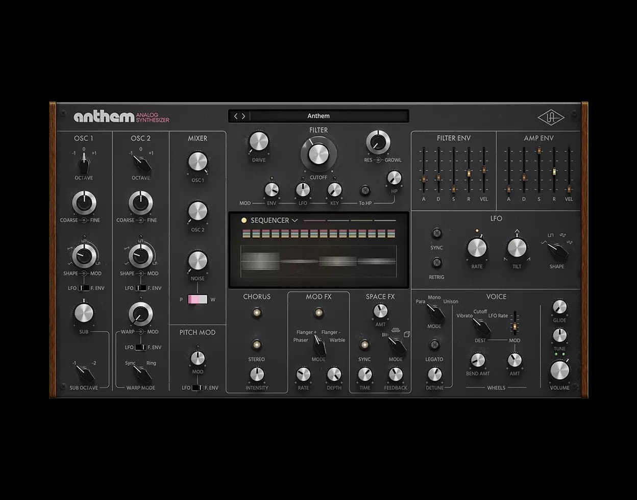 Universal Audio Anthem – Sintetizador Analógico Virtual (Descarga Digital) - Miniatura 1 en LEMM DJ Store