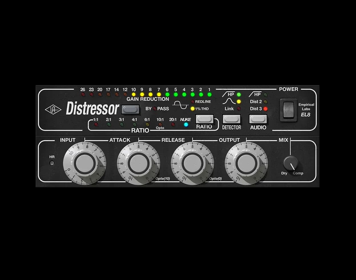 Universal Audio Empirical Labs EL8 Distressor Compressor – Compresor de Color Moderno (Descarga Digital) - Miniatura 1 en LEMM DJ Store