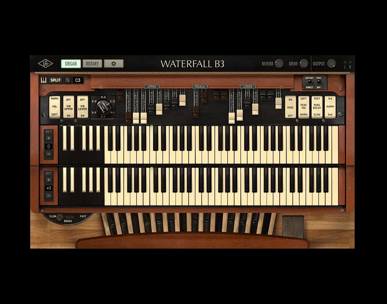 Universal Audio Waterfall B3 Organ – Órgano Virtual Hammond B3 (Descarga Digital) - Miniatura 1 en LEMM DJ Store