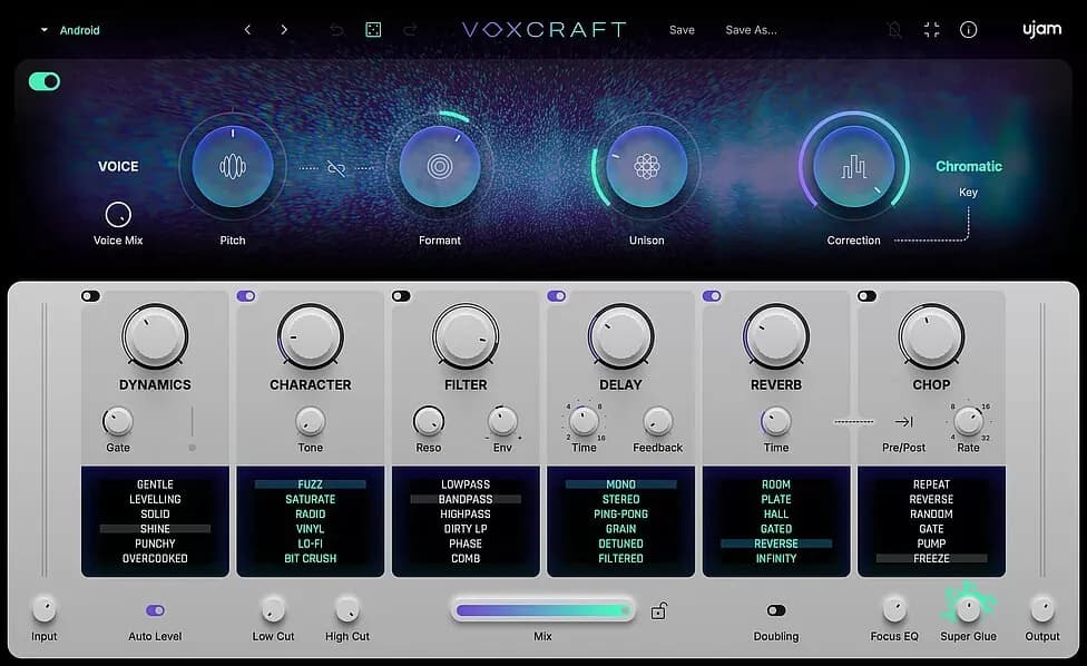 UJAM VOXCRAFT – Plugin de Efectos y Procesamiento Vocal (Descarga Digital) - Miniatura 1 en LEMM DJ Store