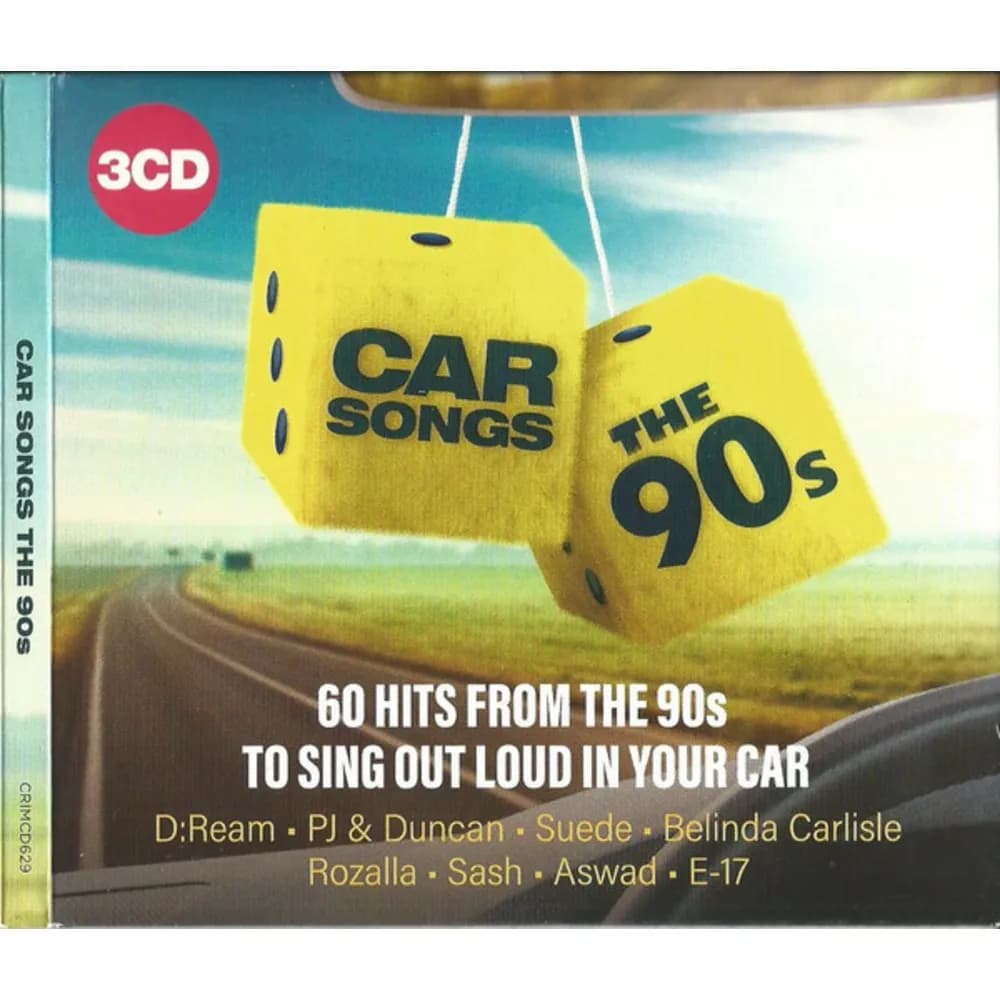 Varios Interpretes - Car Songs The 90s (CD Triple (3CD) nuevo) - Miniatura 1 en LEMM DJ Store