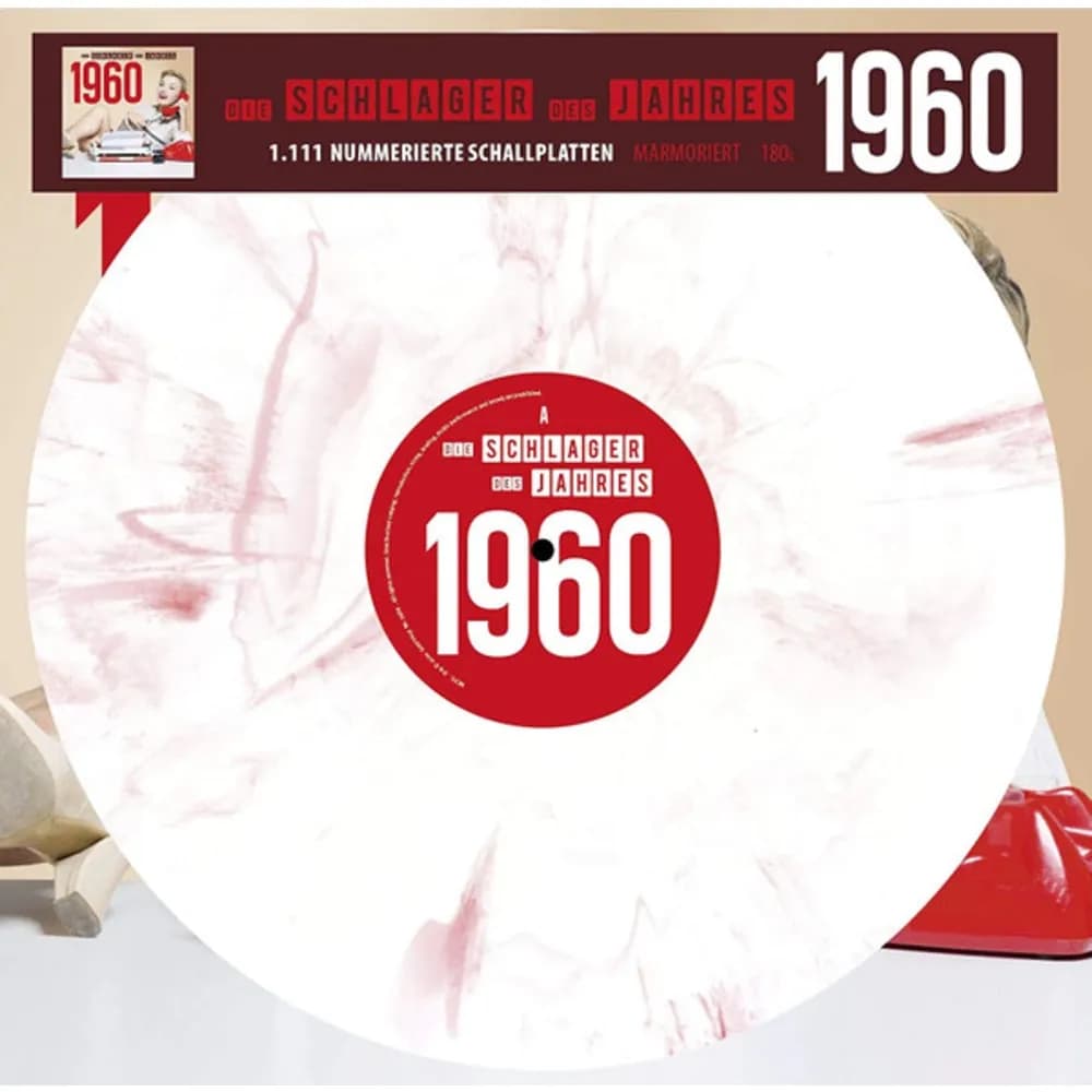 Varios Interpretes - Die Schlager Des Jahres 1960 (Vinilo LP Color Blanco Marbled nuevo) - Miniatura 1 en LEMM DJ Store