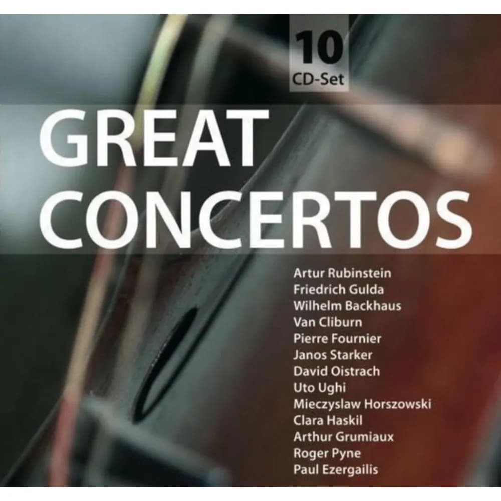 Varios Interpretes - Great Concertos (CD (10CD) nuevo) - Miniatura 1 en LEMM DJ Store