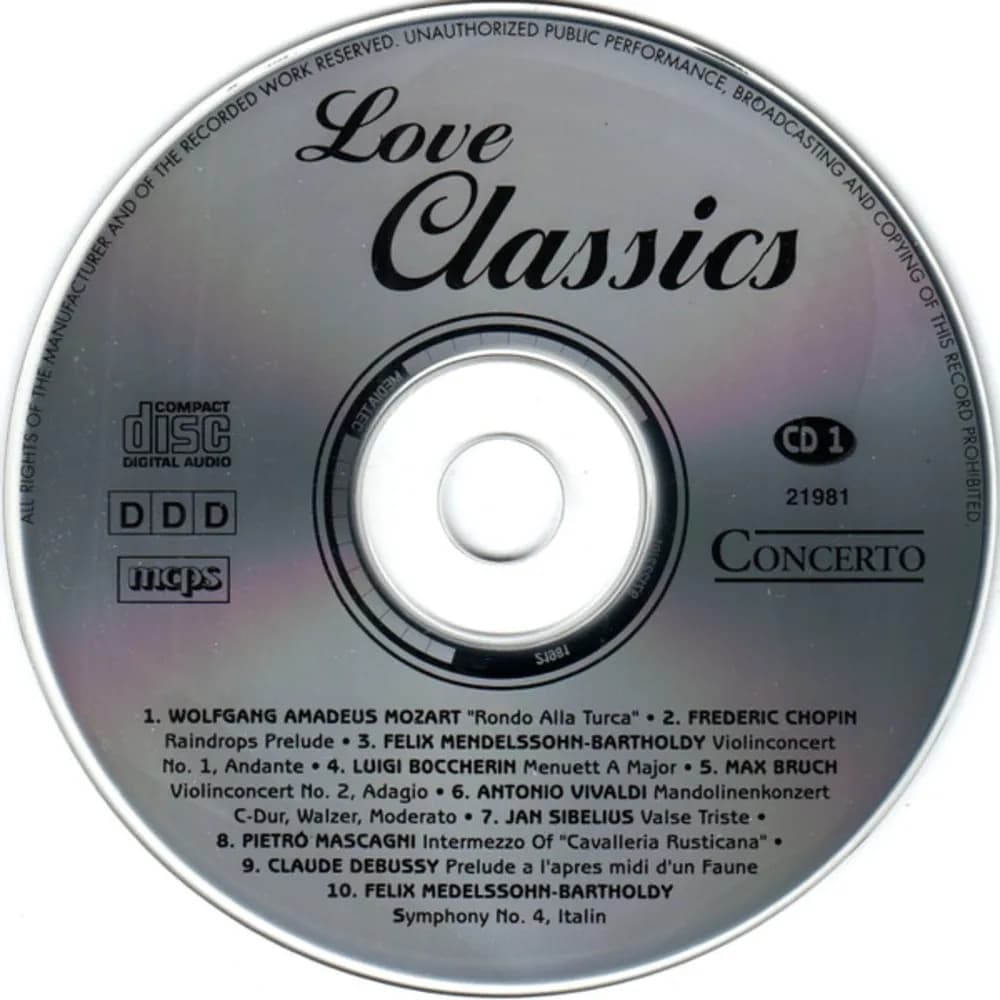 Varios Interpretes - Love Classics (CD nuevo) - Miniatura 1 en LEMM DJ Store