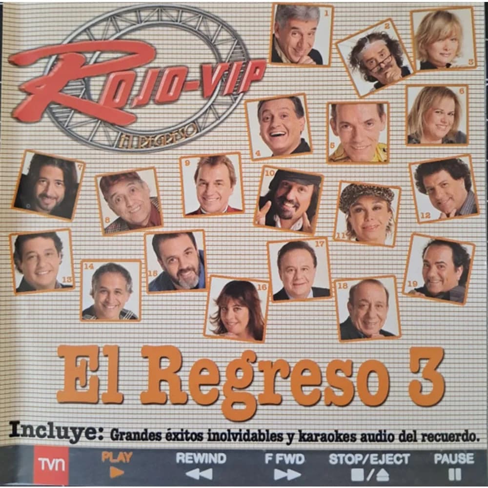 Varios Interpretes - Rojo-Vip El Regreso 3 (CD nuevo) - Miniatura 1 en LEMM DJ Store