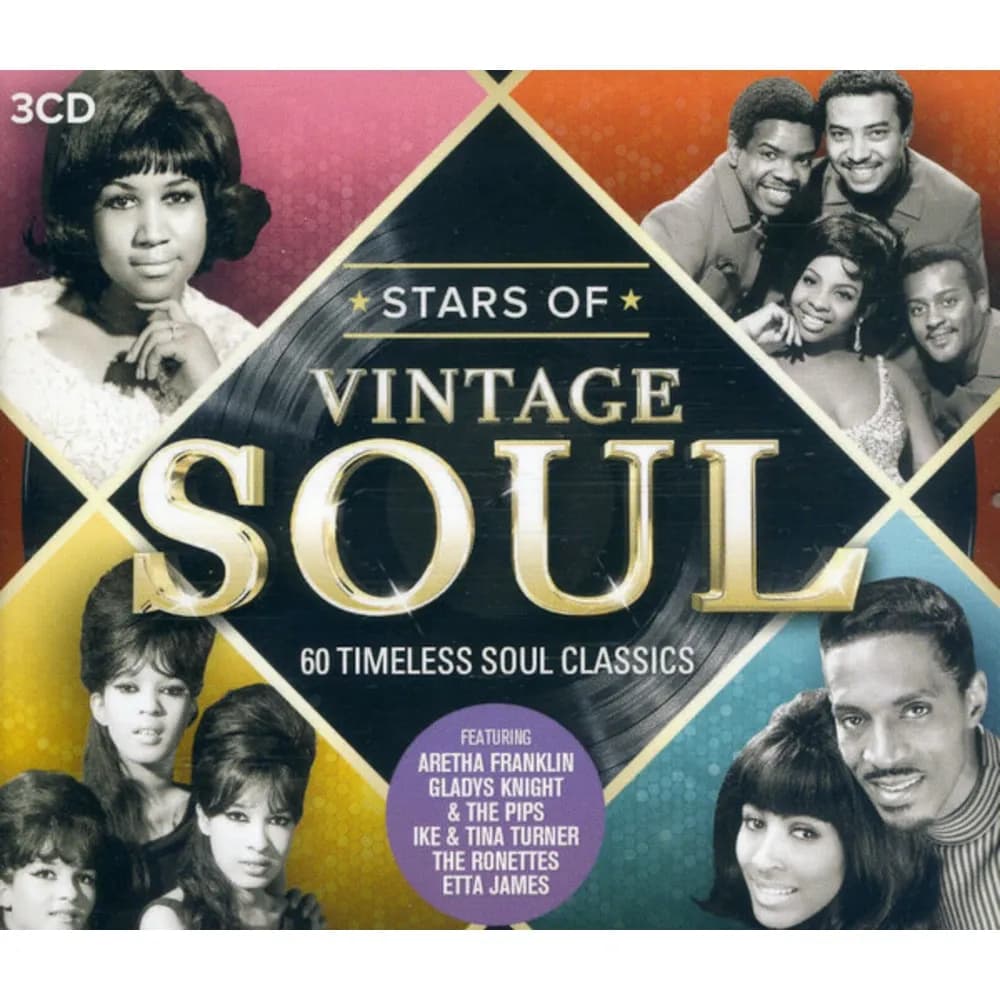 Varios Interpretes - Stars Of Vintage Soul (CD Triple (3CD) nuevo) - Miniatura 1 en LEMM DJ Store