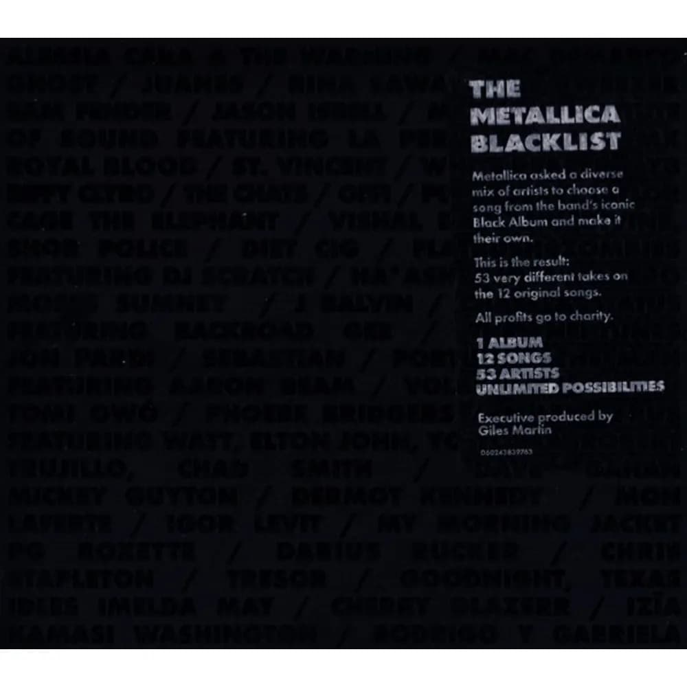 Varios Interpretes - The Metallica Blacklist (CD (4CD) nuevo) - Miniatura 1 en LEMM DJ Store