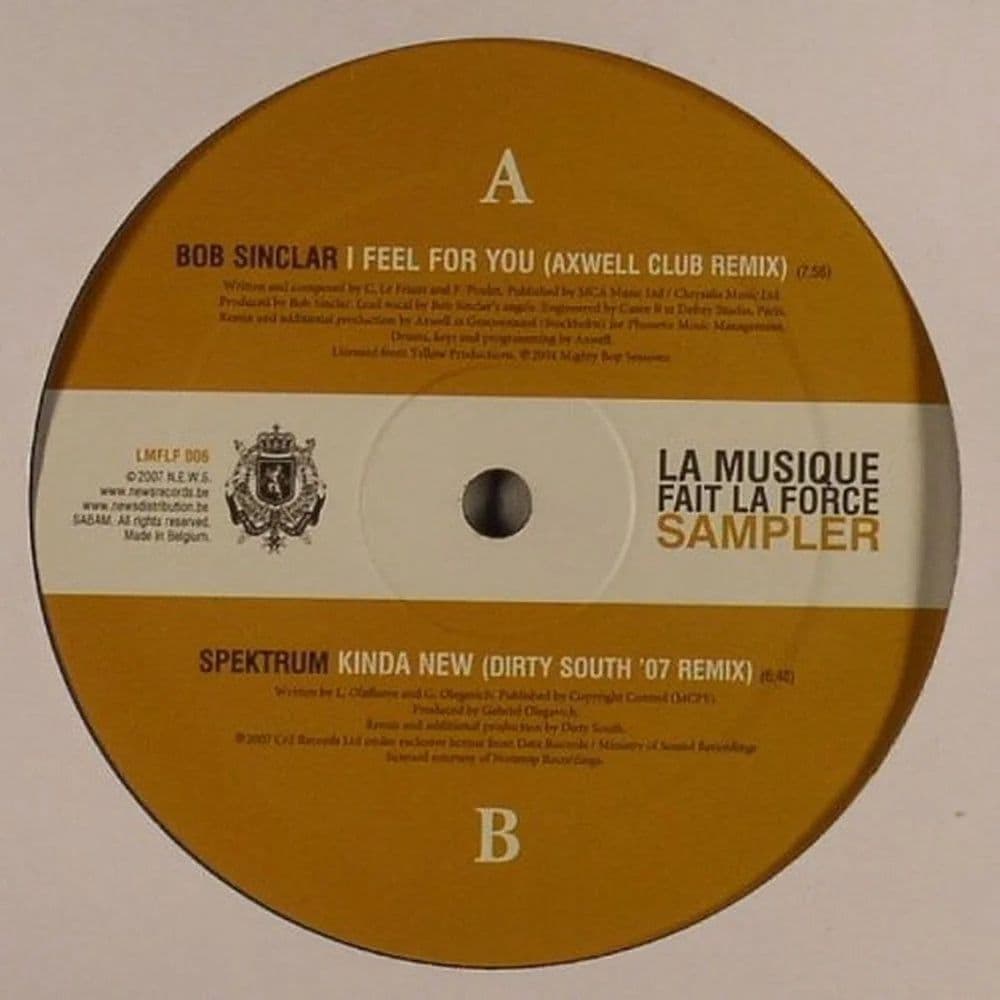 Various – La Musique Fait La Force Sampler (Vinilo usado VG+) - Miniatura 1 en LEMM DJ Store