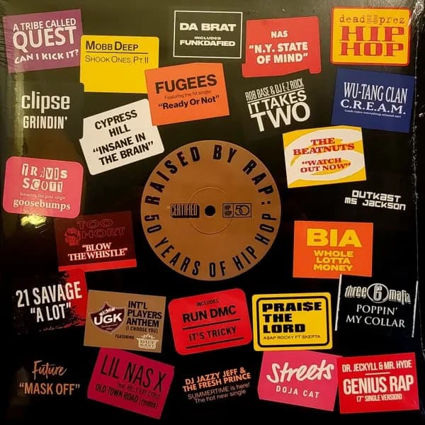 Various - Raised By Rap: 50 Years Of Hip Hop (Vinilo Doble 2LP nuevo) - Miniatura 1 en LEMM DJ Store