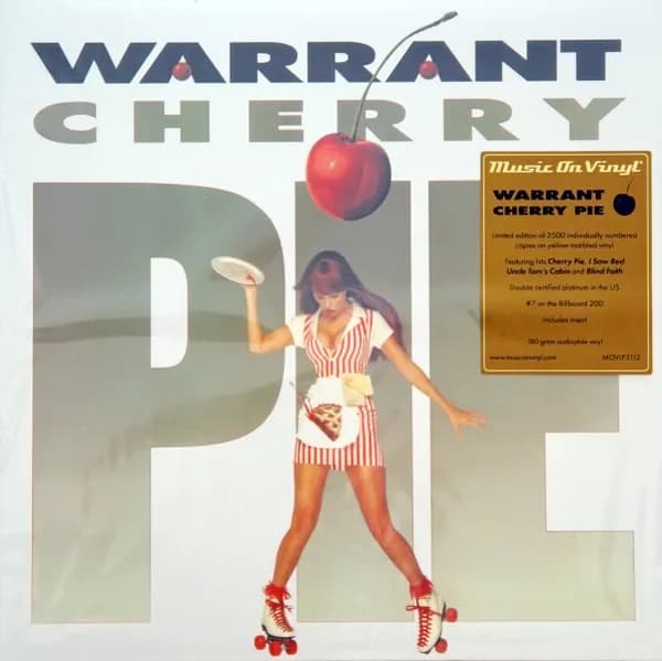 Warrant - Cherry Pie (Vinilo LP Color Amarillo Marmolado nuevo) - Miniatura 1 en LEMM DJ Store