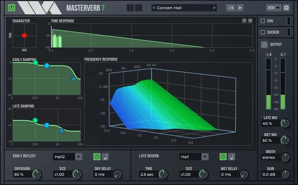 Wave Arts MasterVerb 7 – Reverb Multi-Algoritmo Hall y Plate (Descarga Digital) - Miniatura 1 en LEMM DJ Store