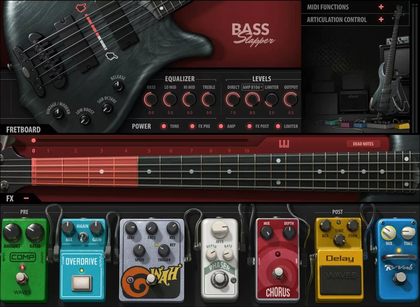 Waves Bass Slapper – Bajo slap virtual realista (Descarga Digital) - Miniatura 1 en LEMM DJ Store