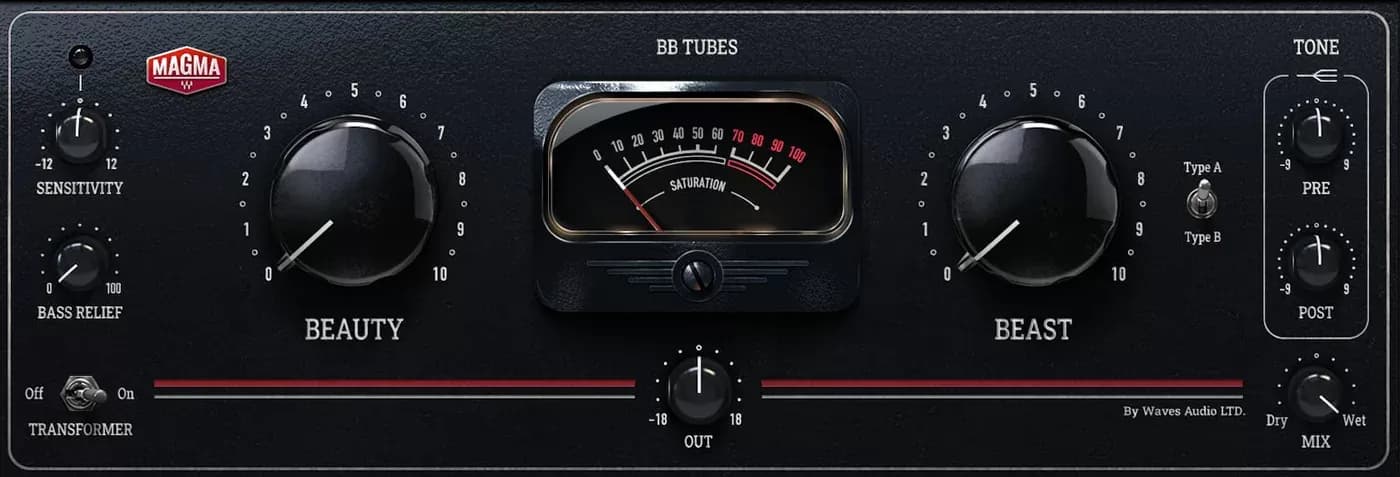 Waves BB Tubes – Saturación de válvulas Beauty y Beast (Descarga Digital) - Miniatura 1 en LEMM DJ Store