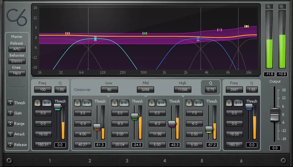 Waves C6 Multiband Compressor – Compresor multibanda de 6 bandas (Descarga Digital) - Miniatura 1 en LEMM DJ Store