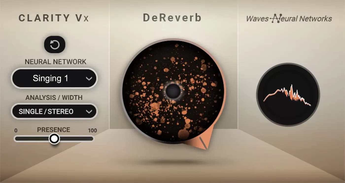 Waves Clarity Vx DeReverb – Elimina reverberación con IA (Descarga Digital) - Miniatura 1 en LEMM DJ Store