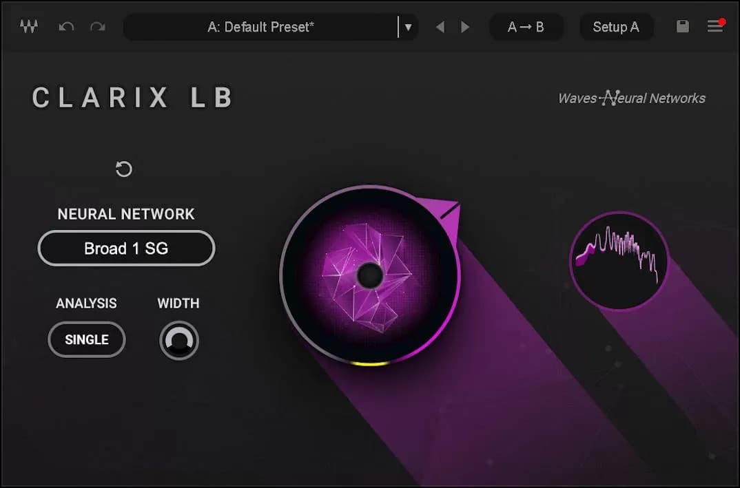 Waves Clarix LB – Reducción de ruido con IA para broadcast (Descarga Digital) - Miniatura 1 en LEMM DJ Store