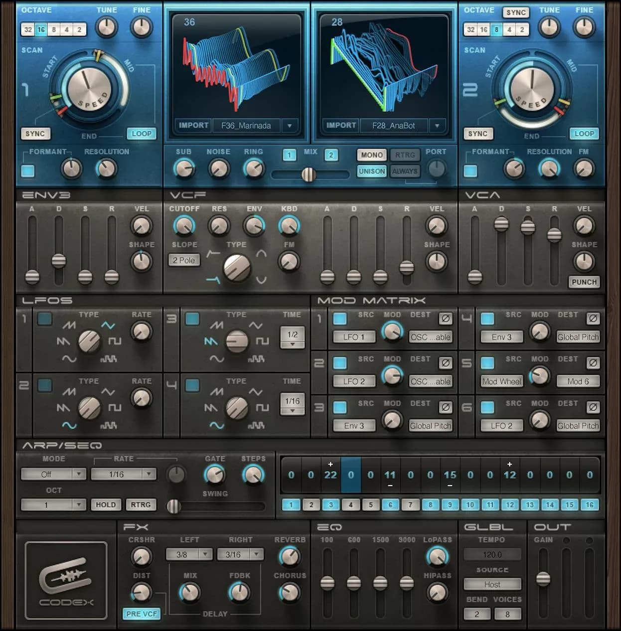 Waves Codex – Sintetizador wavetable con calidez analógica (Descarga Digital) - Miniatura 1 en LEMM DJ Store