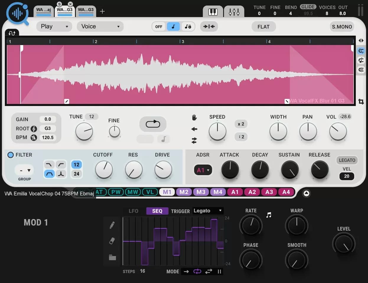 Waves CR8 Creative Sampler – Sampler Creativo de 8 Capas (Descarga Digital) - Miniatura 1 en LEMM DJ Store