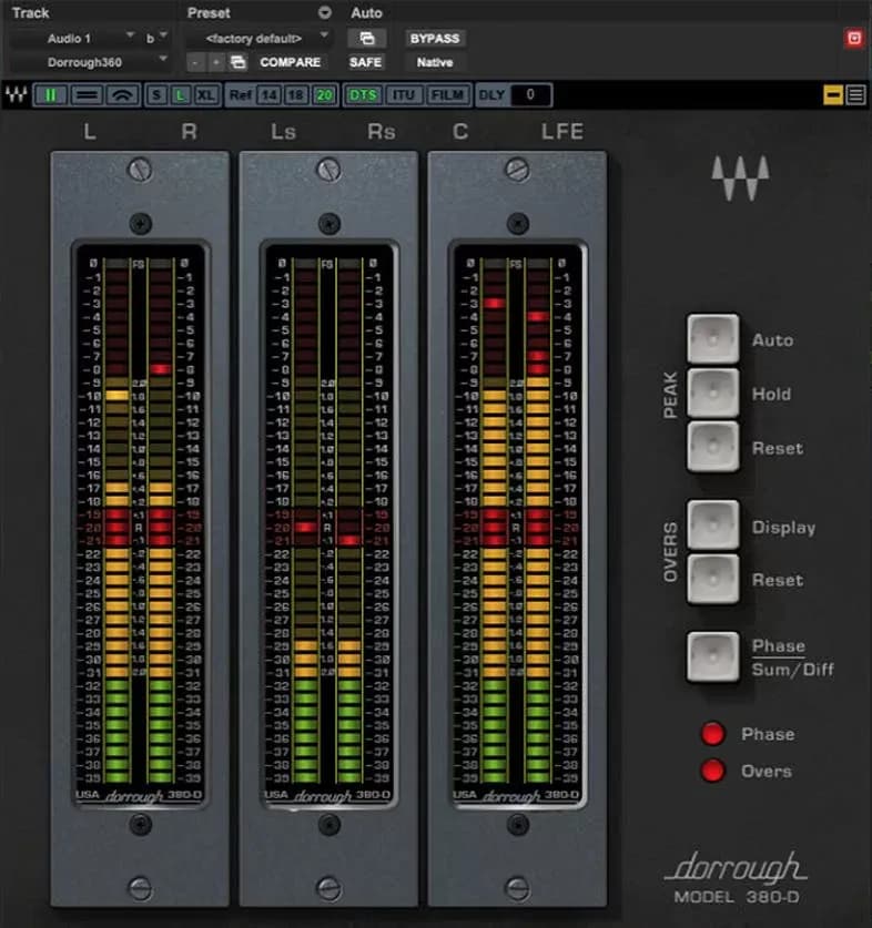 Waves Dorrough Surround – Medidores 5.1 (Descarga Digital) - Miniatura 1 en LEMM DJ Store