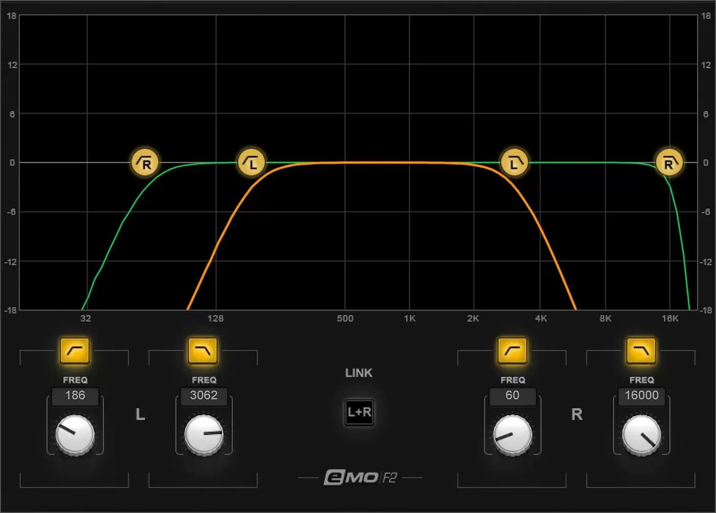 Waves eMo F2 Filter – Filtro pasa-altos/pasa-bajos (Descarga Digital) - Miniatura 1 en LEMM DJ Store