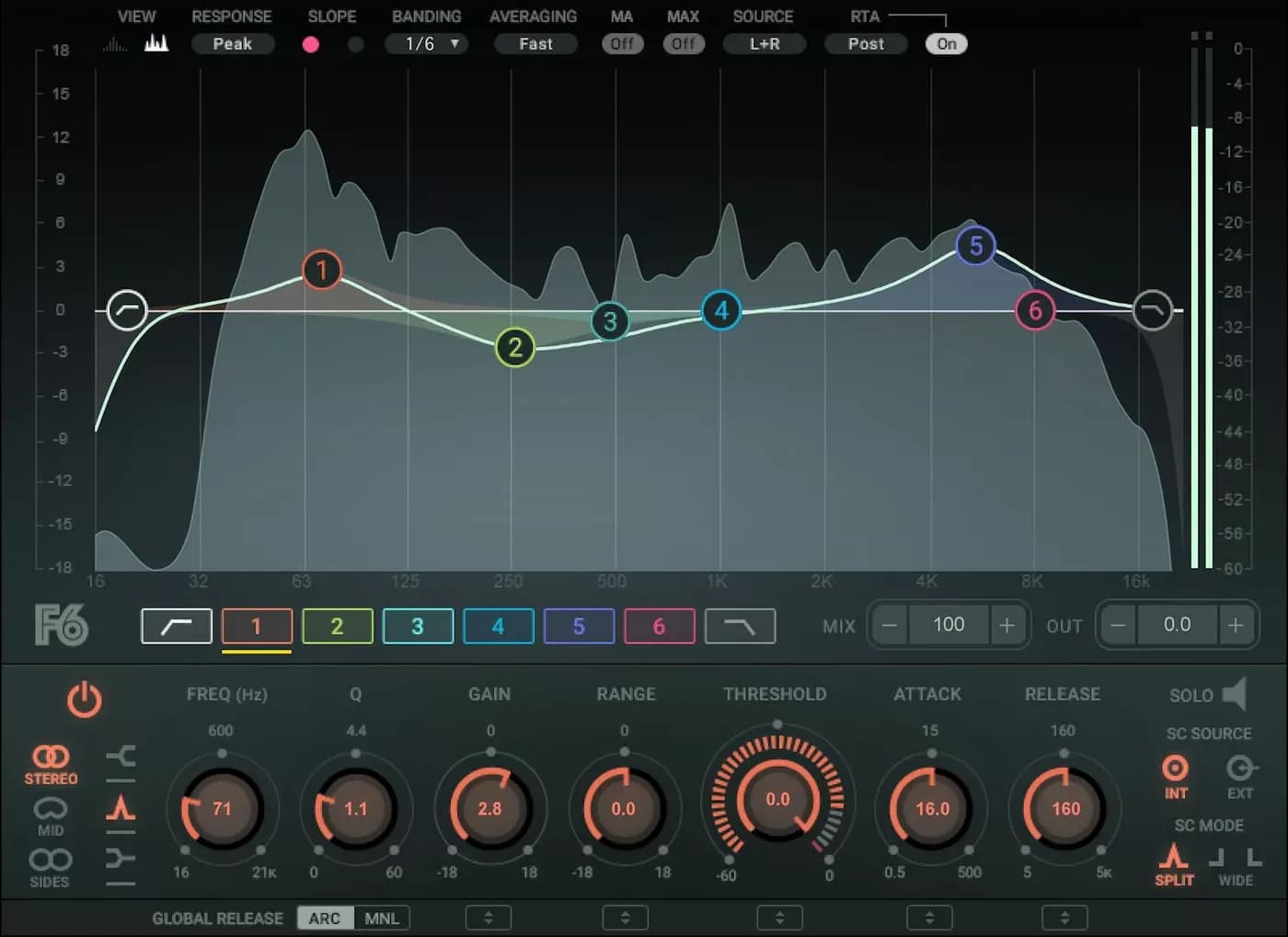 Waves F6 Floating-Band Dynamic EQ – EQ dinámico de 6 bandas (Descarga Digital) - Miniatura 1 en LEMM DJ Store