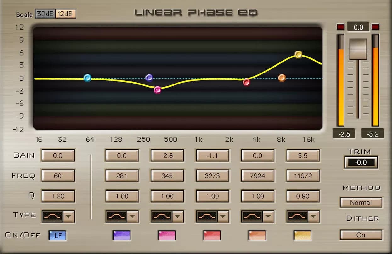 Waves Linear Phase EQ – Ecualizador de fase lineal para mastering (Descarga Digital) - Miniatura 1 en LEMM DJ Store