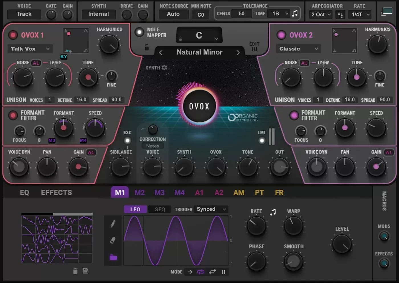 Waves OVox Vocal ReSynthesis – Sintetizador vocal y vocoder (Descarga Digital) - Miniatura 1 en LEMM DJ Store