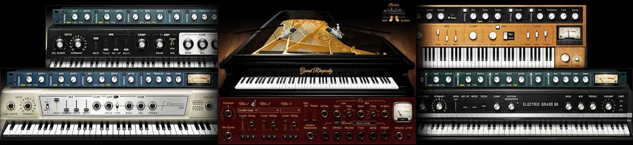 Waves Pianos & Keys – 5 teclados clásicos multisampleados (Descarga Digital) - Miniatura 1 en LEMM DJ Store