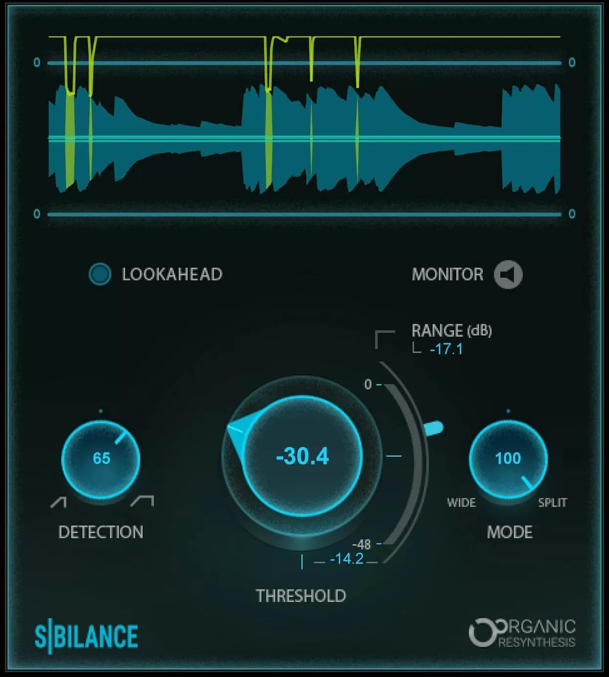 Waves Sibilance – De-esser transparente con Organic ReSynthesis (Descarga Digital) - Miniatura 1 en LEMM DJ Store