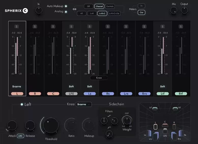 Waves Spherix – Compresor y limitador inmersivo (Descarga Digital) - Miniatura 1 en LEMM DJ Store
