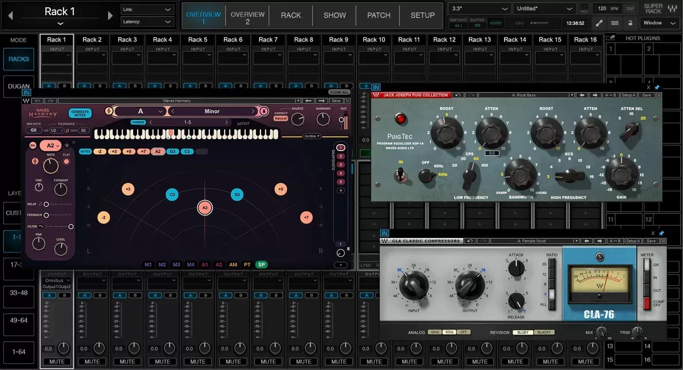 Waves SuperRack Performer – Host de Plugins para Vivo (Descarga Digital) - Miniatura 1 en LEMM DJ Store