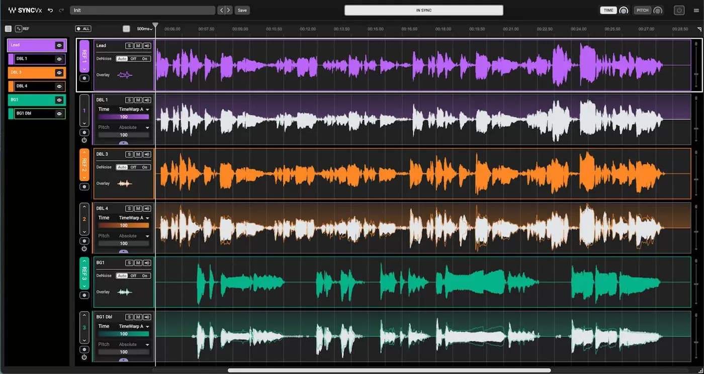 Waves Sync Vx – Alineador vocal automático (Descarga Digital) - Miniatura 1 en LEMM DJ Store
