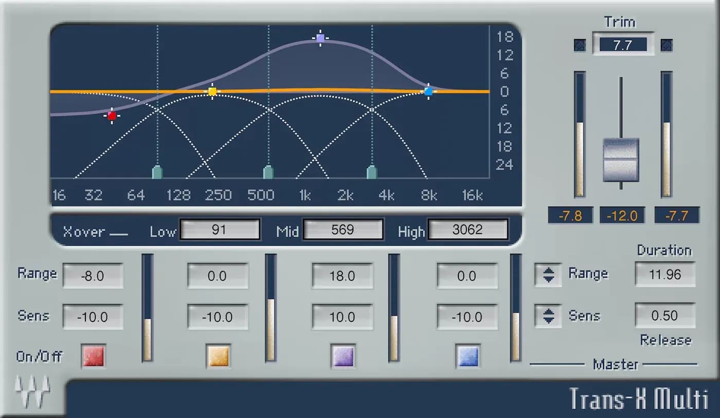 Waves Trans-X – Modelador de transientes (Descarga Digital) - Miniatura 1 en LEMM DJ Store