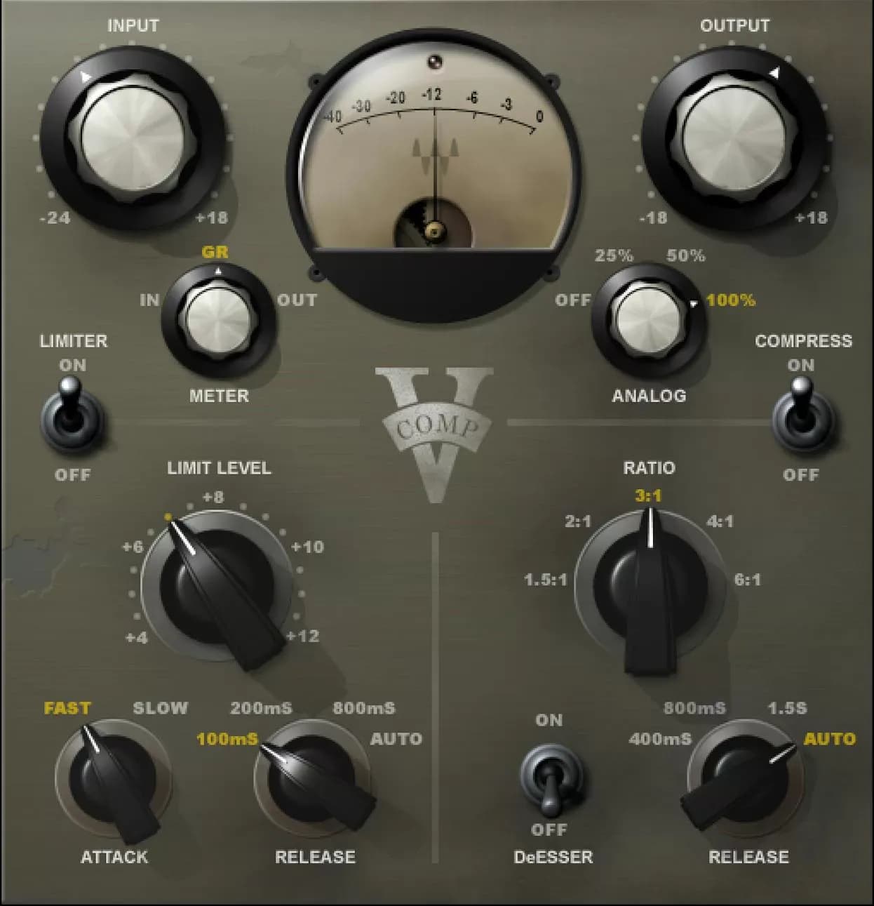 Waves V-Comp – Compresor y Limitador Vintage 2254 (Descarga Digital) - Miniatura 1 en LEMM DJ Store