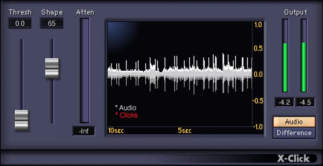 Waves X-Click – Restauración de clicks en vinilo y digital (Descarga Digital) - Miniatura 1 en LEMM DJ Store