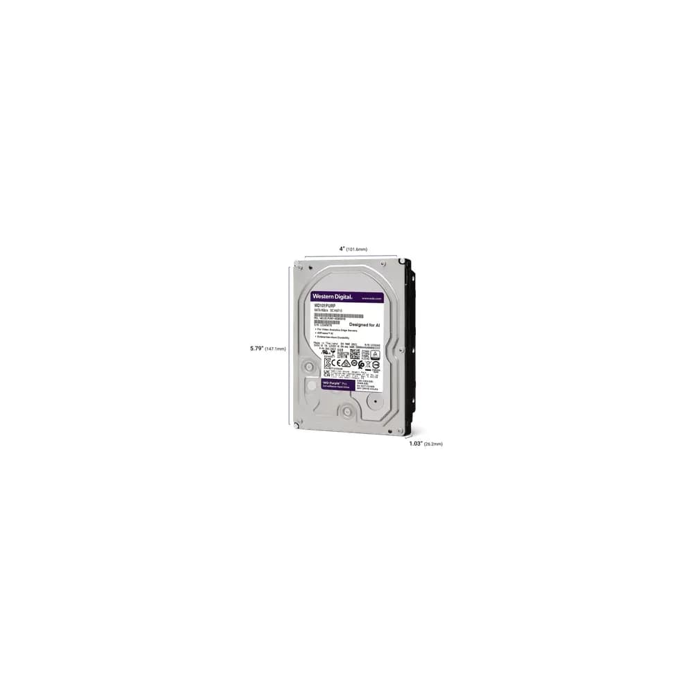 WD Purple Pro – Disco duro 3,5" para video inteligente - Miniatura 3 en LEMM DJ Store