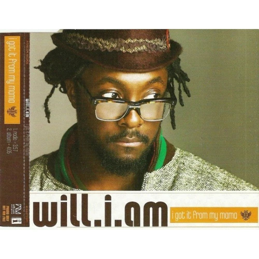 Will.I.Am* – I Got It From My Mama (CD Single usado VG+) - Miniatura 1 en LEMM DJ Store