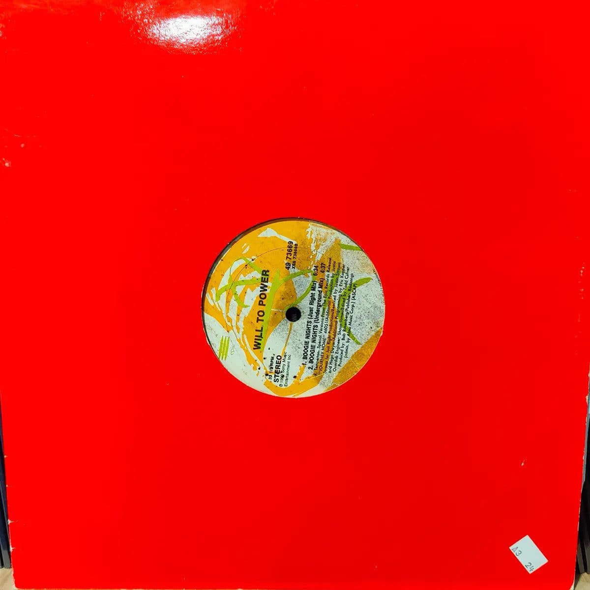 Will To Power – Boogie Nights (Vinilo usado VG+) - Miniatura 1 en LEMM DJ Store