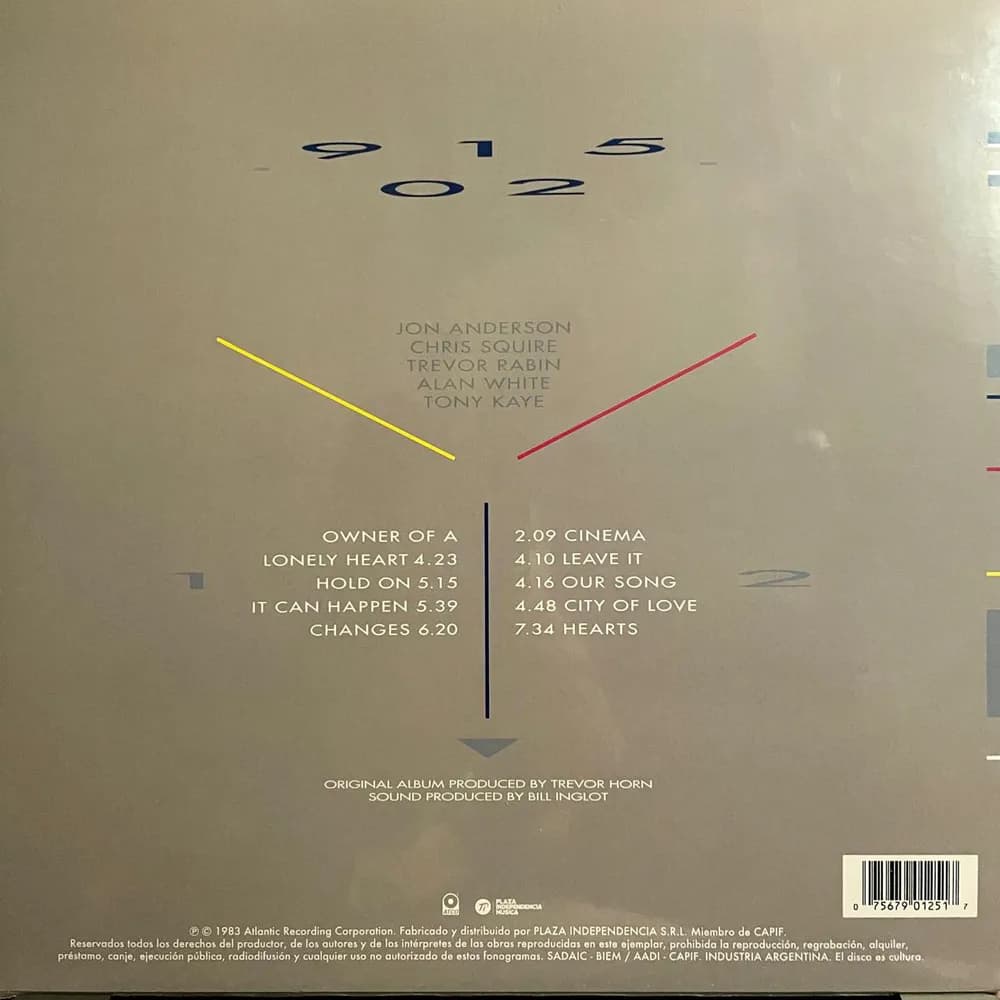 Yes - 90125 (Vinilo LP nuevo) - Miniatura 2 en LEMM DJ Store