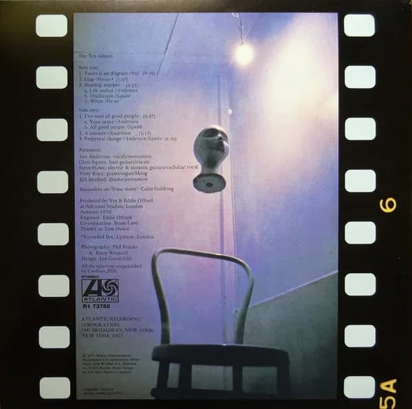Yes - The Yes Album (Vinilo LP nuevo) - Miniatura 2 en LEMM DJ Store