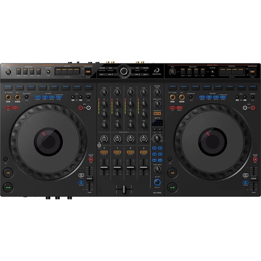 AlphaTheta DDJ-GRV6 – Controlador DJ 4 Canales con Groove Circuit - Variante - Vista alternativa en LEMM DJ Store