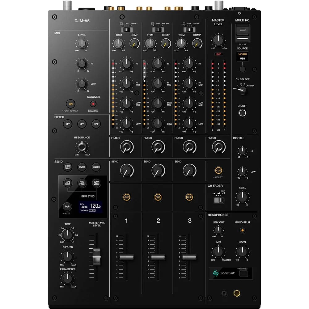 AlphaTheta DJM-V5 – Mixer DJ Profesional 3 Canales - Variante - Vista alternativa en LEMM DJ Store